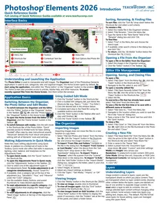 Photoshop Elements 2026 Quick Reference Guide