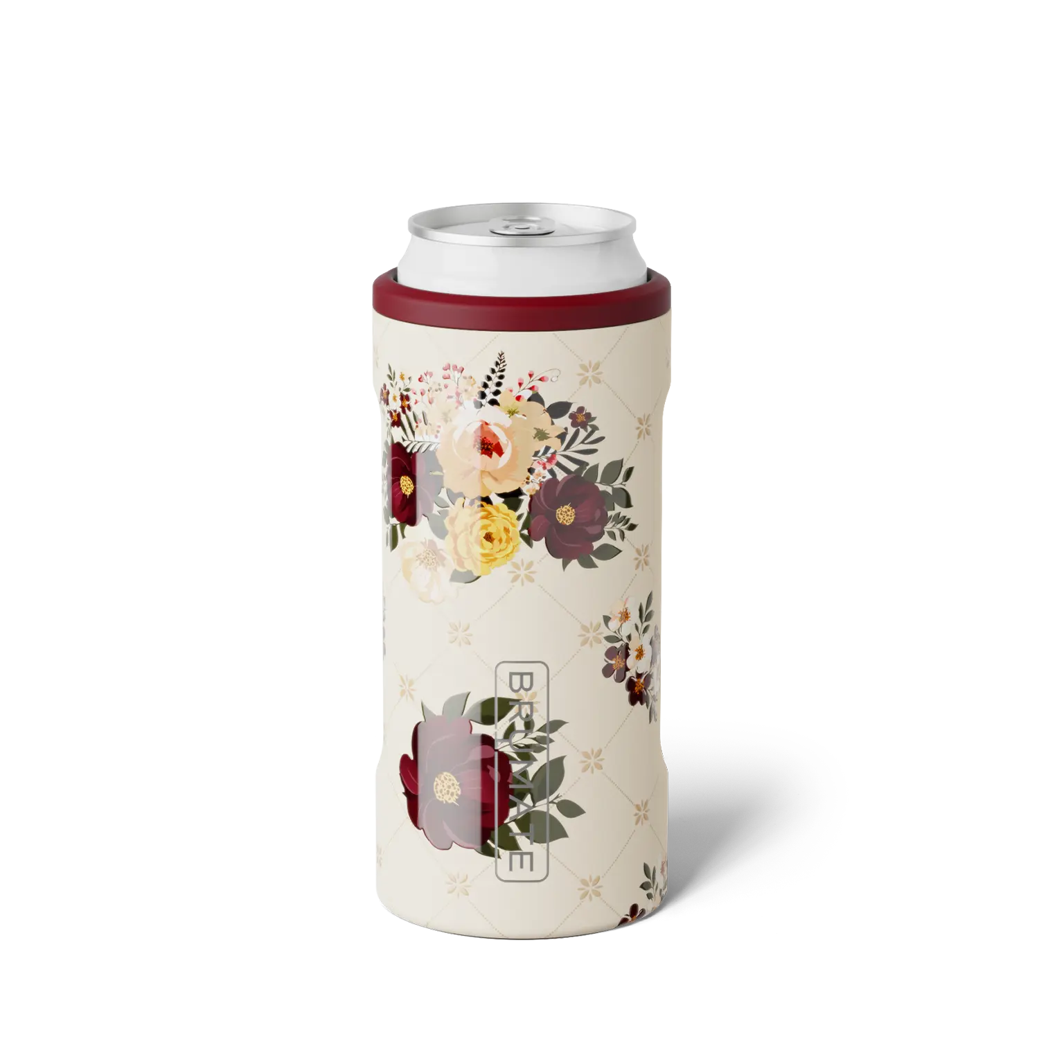 BrüMate Hopsulator Slim Insulated Can Cooler | 12oz Slim Cans | Skinny Can Stainless Steel Drink Holder