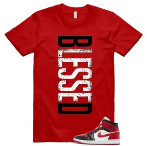 1 Alternate Bred Toe Gym Red Black White Mid Unisex Shirt Match VERTBLS, Outfit Back to School Graphic Tees, Trending Shirts, Top Tshirt