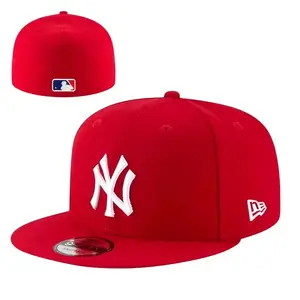 New Era MLB Snapback Flat Brim Baseball Cap – New York Yankees Los Angeles Dodgers Cardinals Guardians Hat, Adjustable Closure, Structured Crown, Raised Embroidered Team Logo, Classic Streetwear Sports Cap for Men Women