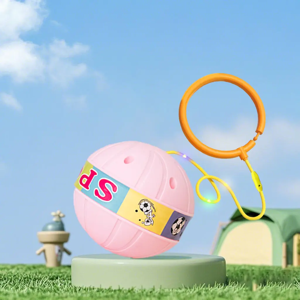 Upgraded Bouncing Ball Toy - Colorful Light Version for Boys and Girls Aged 4-7 - Durable Design for Indoor & Outdoor Play - Gift for Children