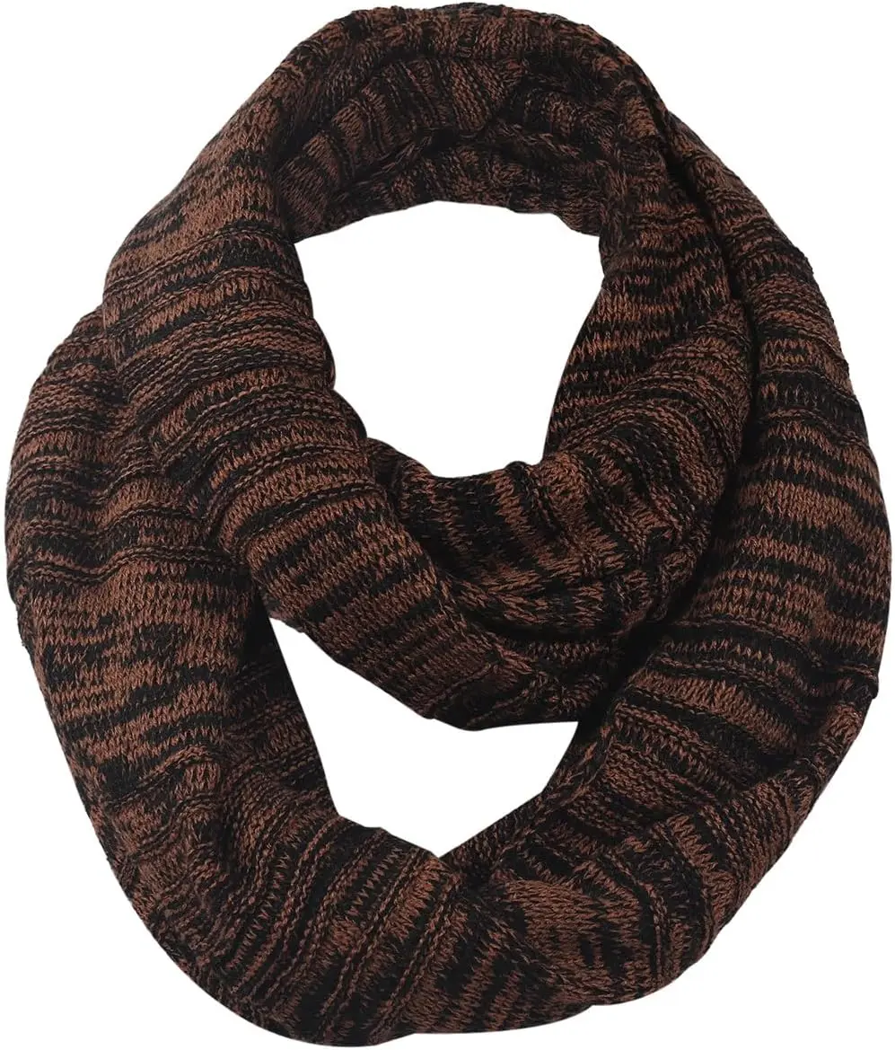 FORBUSITE Stylish Mens Cable Knit Infinity Scarf for Winter, Soft and Warm