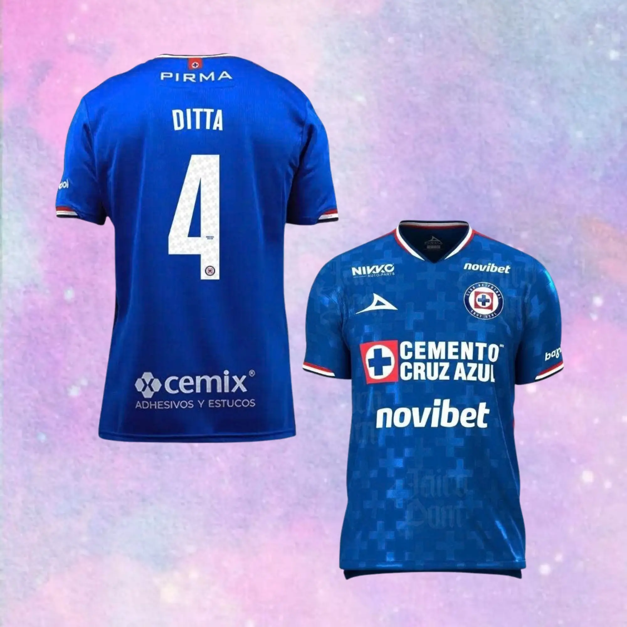 ALL OVER PRINT | Men's Erik Lira #6 Cruz Azul Home Jersey 25 26