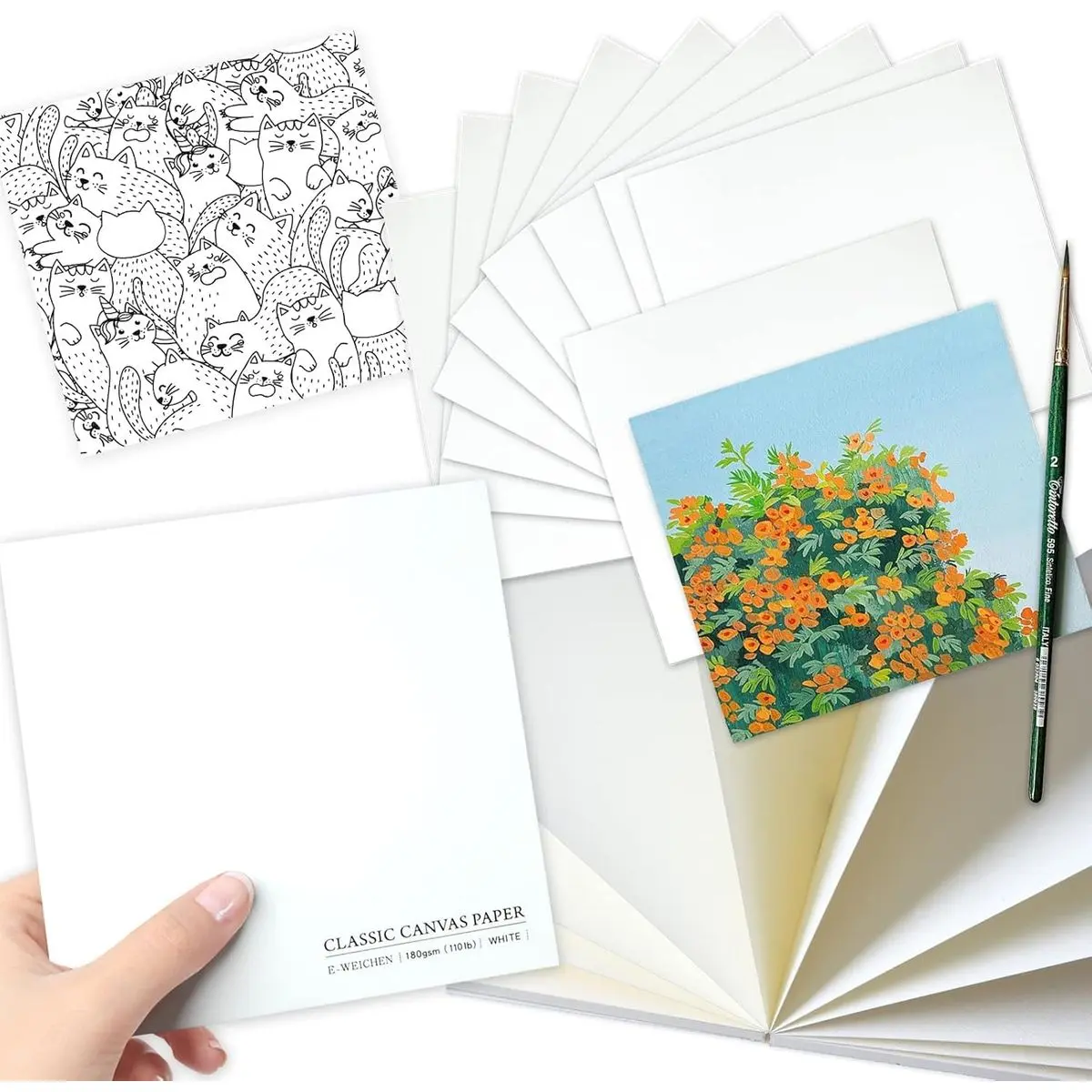 180gsm-canvas like paper