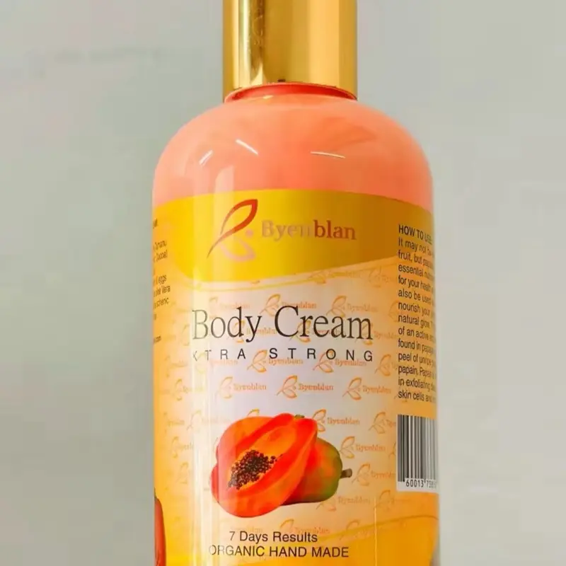 Byen Blan Papaya Body Cream, 8 oz
