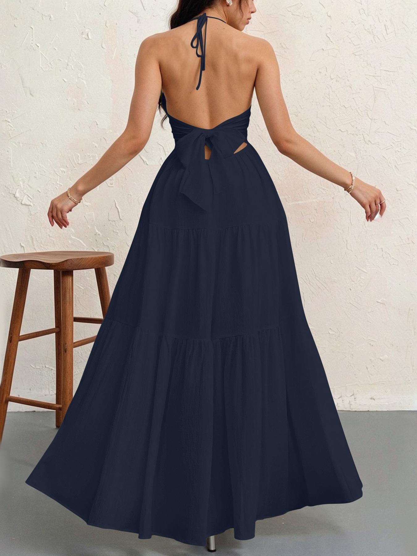 Women's Plain Dress, Summer Clothes Women, Casual Basic Loose Fit Sleeveless Dress for Beach Holiday Vacation, Ladies Summer Clothes, Women's Clothing, Dresses for Party, Minimalist A Line Dress