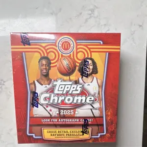 2025 Topps Chrome Mcdonald's All-American Basketball Mega Box