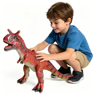 28 Inch Big Inflatable Carnotaurus Dinosaur Toy | Large Dinosaur Toys for Kids Ages 3-5, Birthday Gift & Party Favors for Boys Girls