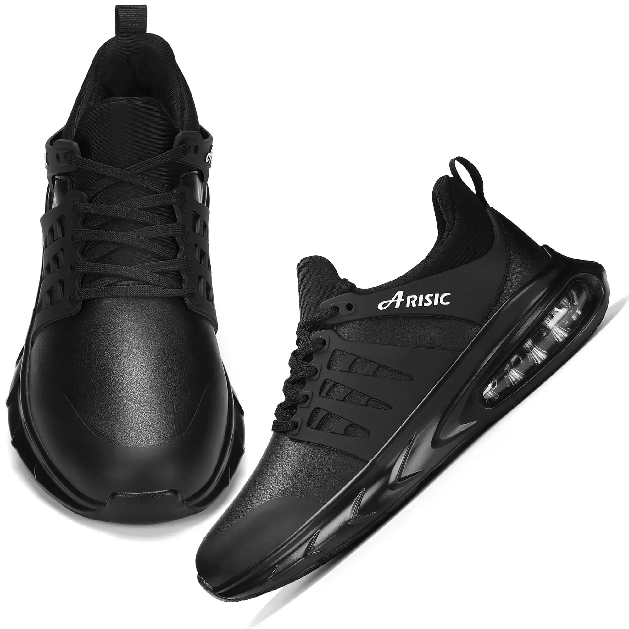 Non Slip Work Shoes for Men Slip on Sneakers Waterproof Restaurant Men Zapatos Trabajo Comfort Kitchen Chef Slip Resistant Food Service Worker Closed Footwear