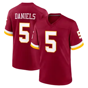 Unisex Football Commanders Team Jayden Daniels Super Bowl New 2026 Team Game Player Jersey - Burgundy