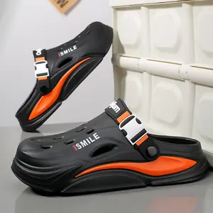 All-Terrain Chunky Clogs for Men | Rugged Tire-Tread Outdoor Sandals | Gorpcore Tactical Water Shoes
