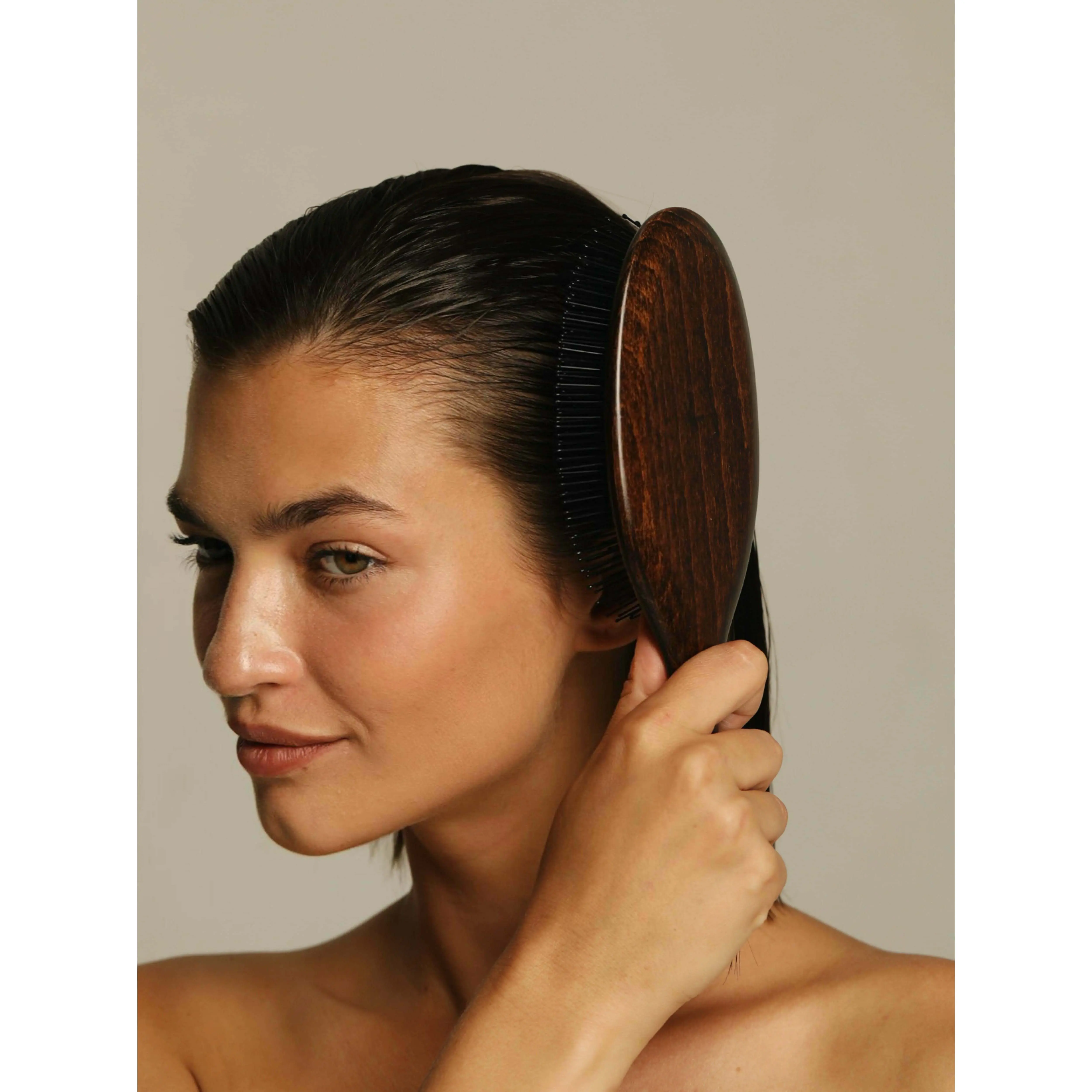 Bur Bur Mermaid Brush - Wet Detangling Brush with Flexible Nylon Bristles