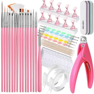 Nail Art Tools, Nail Tools For Nail Art, Press On Nail Design Tools, Nail Art Kit With Nail Brush, Nail Tools, Nail Stand, Nail Cutters For Nail Tips, Acrylic Nail Clippers