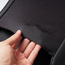 Autorder Center Console Cover for Hyundai Palisade 2020 2021 2022 2023 2024 2025 2026 Accessories Armrest Cover Anti-Scratch Middle Console Pad Leather Armrest Cushion Protector Black