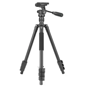 Vanguard Vesta GO 204 AP Aluminum Travel Tripod with Pan Head Portable Photography Stand for Camera Lightweight Compact Design
