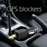 Aston Tiny Blocker Digital Handheld GPS Signal Blocker - Black ABS Portable Privacy Protection Shield with External Antenna, 12-24V Compatibility, 5-15m Range, 0.3W DC Power, Car GPS Tracker Accessory