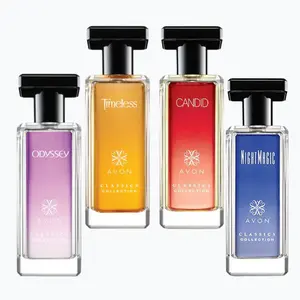 Avon Classics Collection Perfume 1.7 fl. oz Odyssey, Timeless, Candid & Night Magic. SET of 4 Avon Classics Collection Perfume 1.7 fl. oz Odyssey, Timeless, Candid & Night Magic. SET of 4