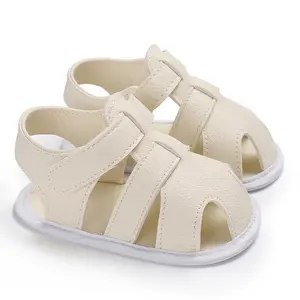 Newborn Boys/Girls Shoes, Summer Casual Prewalker Toddler Leather Soft Sole Sandles