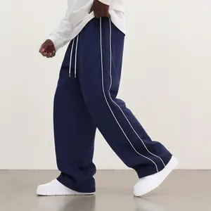Spring/Autumn men’s loose straight-leg pants, stylish versatile casual trousers, street sports pants