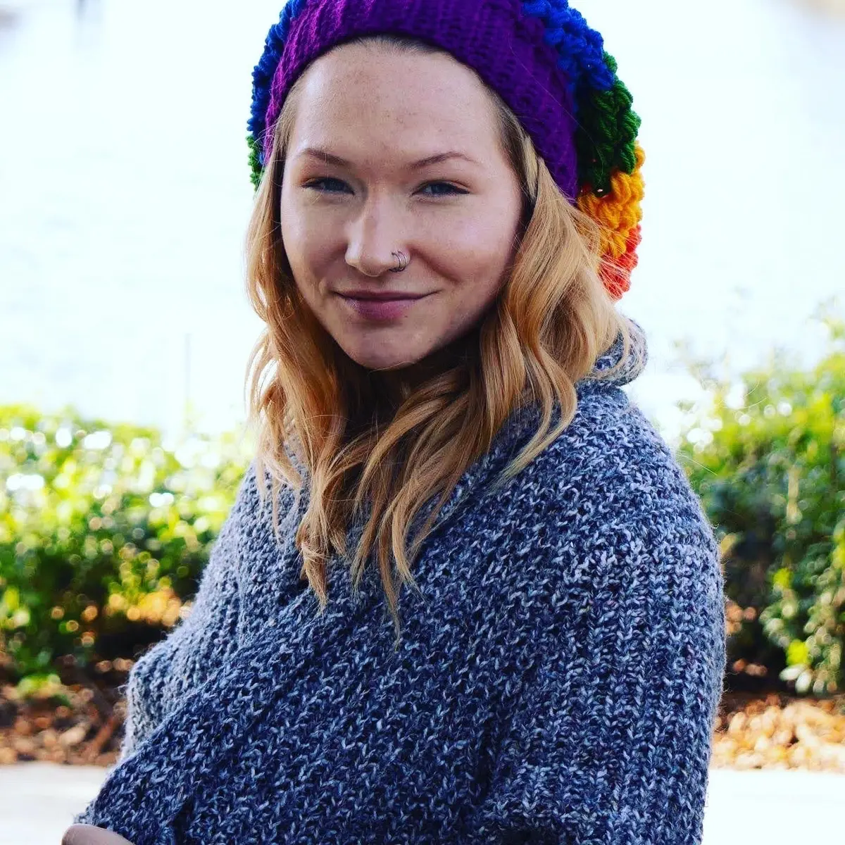 Pride slouchy beanie Winter  #beanie
