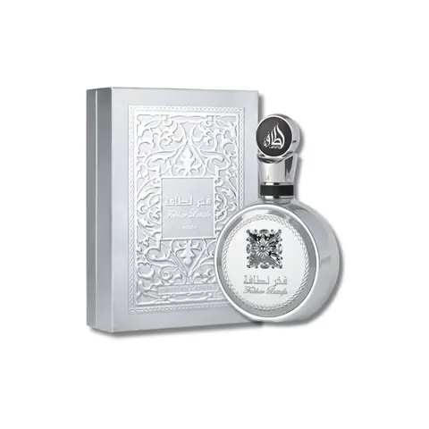 Lattafa Fakhar Platin Unisex EDP Elegant Fragranced Liquid - 3.4 oz Bottle, Woody Spicy Scent with Fresh Citrus, Amber Lavender, Smoky Balsamic, Fruity Notes, Aromatic Luxurious Selfcare Fragrance for Adults