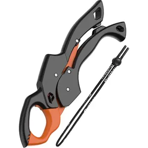 Fish Gripper 9.2",Fish Grabber Tool with Lanyard,Fish Holder for Saltwater