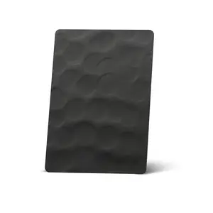 Akicon Carbon Black Beehive Hammered Sample