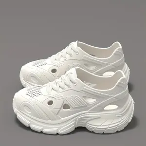Men' & Women' Heavy-Sole EVA Sneakers with Cushioning • Lightweight All-Season Walking Shoes • Thick Platform for Machine Washable • Closed-Toe Casual Athletic Footwear Suitable for Outdoor, Daily Wear • Women Shoes