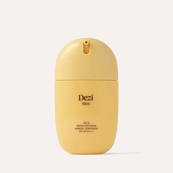 Dezi Skin Sol'd Facial Sunscreen Cream - Broad Spectrum Mineral, Hydrating Moisturizer, SPF 30 PA+++, Sunscreen for Face, Mineral Sunscreen