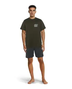 CR7 Men's Loungewear Set- Shorts, Short Sleeve with Gift Box