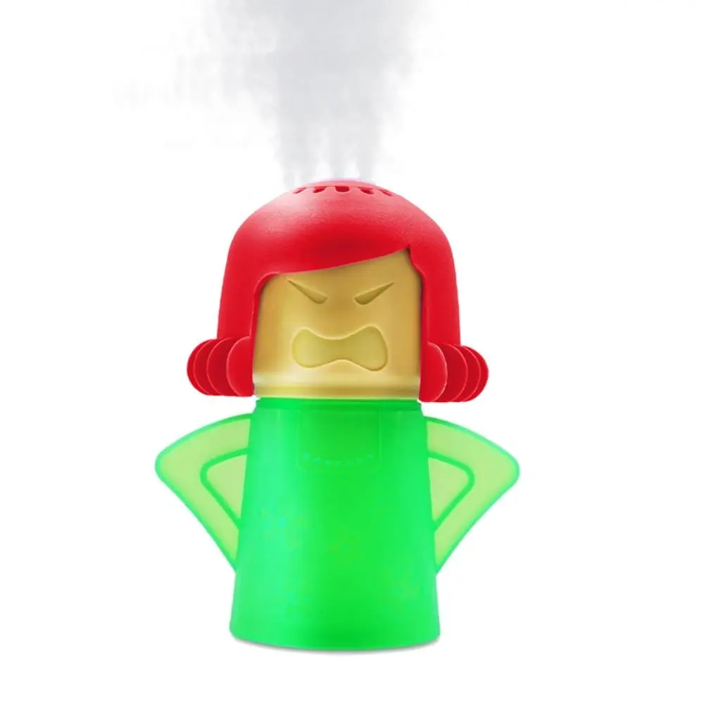 Microwave Cleaner, 1 PCS Angry Mama Microwave Cleaner Microwave Oven Steam Cleaner Easily Clean in Minutes Cleans Add Vinegar and Water for Home or Office with English Manual