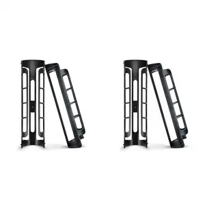 4pcs Coffee Pod Holder Side Mount for K Cup Pods Dispenser for Single-Serve Coffee Makers Black US