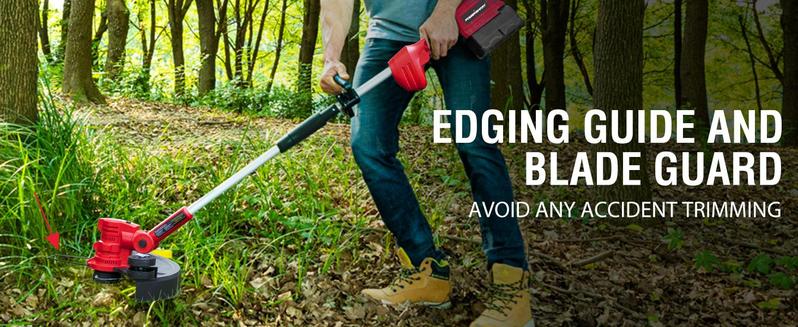 PowerSmart 40V MAX String Trimmer & Edger 2-in-1 + 40V Leaf Blower Combo Kit, 4.0Ah Battery and Charger Included, Cordless, Electric, Battery Powered, Turbo Mode, Long Runtime, Easy Maneuverability, Black Friday Deal PS76500C