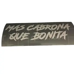 MAS Cabrona Que BONITA decal measuring 5.5in wide and 1.79 in tall Craft