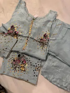 New 3pcs silk MUSE inspired Pakistani, Indian formal dress S38,L46