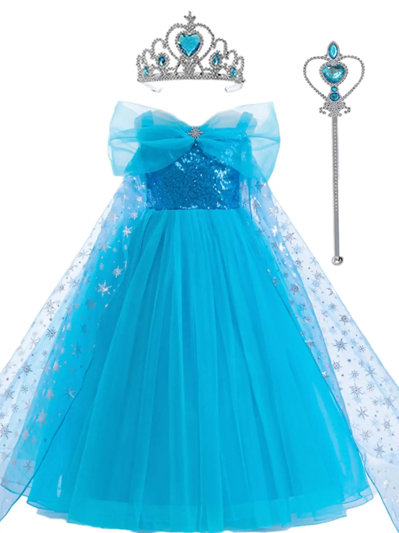 Girl's Glitter Sequin Tulle Tutu Dress with Crown & Scepter, Elegant Princess Seraphina Dress Accessories for Party, Party Costume, Kids Clothes for All Seasons - TikTok Shop Girl's Glitter Sequin Tulle Tutu Dress with Crown & Scepter, Elegant Princess Seraphina Dress Accessories for Party, Party Costume, Kids Clothes for All Seasons - TikTok Shop