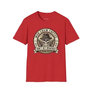 Mob Crew Don’t Get Whacked by Weak Coffee T-Shirt - Vintage Skull Roast Tee