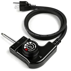 Electric Skillet Cord Replacement with Bella, Masterbuilt,  Beach etc Griddle, Adjustable Thermostat Power Cord for Grills, Griddles, and Smokers