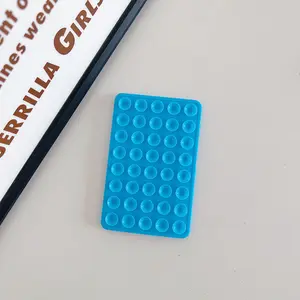 Silicone Phone Grip for iPhone & Android Hands-Free Cell Phone Holder with 40 Strong Suction Cups for Selfies Videos & Mobile Fidget Mirror Holder - CellphoneHARD EDGE