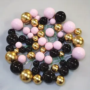 15pcs Cake Ball Decorations, Perfect for Birthday, Wedding, Anniversary, Singles Party, Thanksgiving, Christmas, Mix