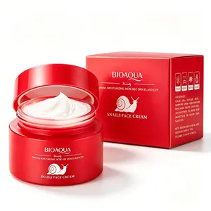 Single Pack Snail Extract Facial Cream Infused with Gentle Mineral Oil, Daily Hydrating Facial Moisturizer, Lightweight Fast-Absorbing Formula to Nourish Dry Skin & Achieve Silky Smooth Complexion