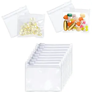 5PCS Portable Storage Pouches – Small Organizer Bags for Pills, Earrings, Rings, Supplements & Everyday Accessories