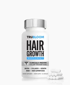 TRU BLOOM Hair Growth Vitamins - 1 Month Supply