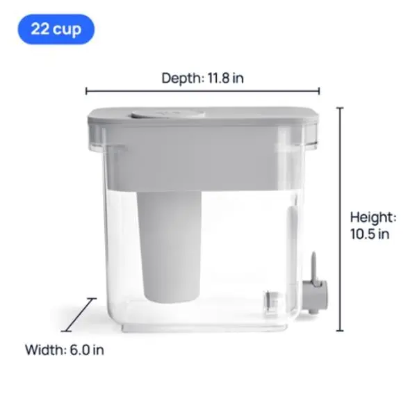 Zero Water Technologies ZEROD22 Culligan Water Filter Dispenser - 22 Cup