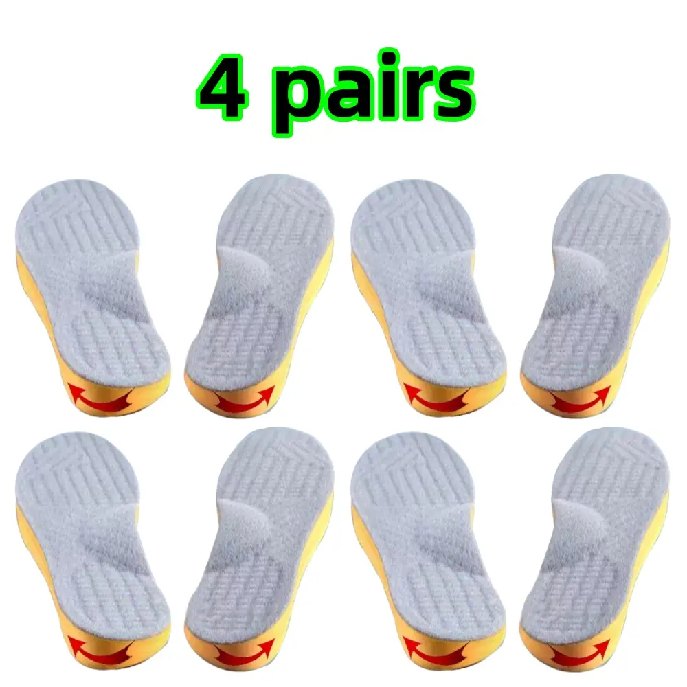 4 Pack Orthotic Insoles with High Arch Support for Plantar Fasciitis & Supination - Trimmable Orthopedic Shoe Inserts for Men and Women, Orthopedic Insoles