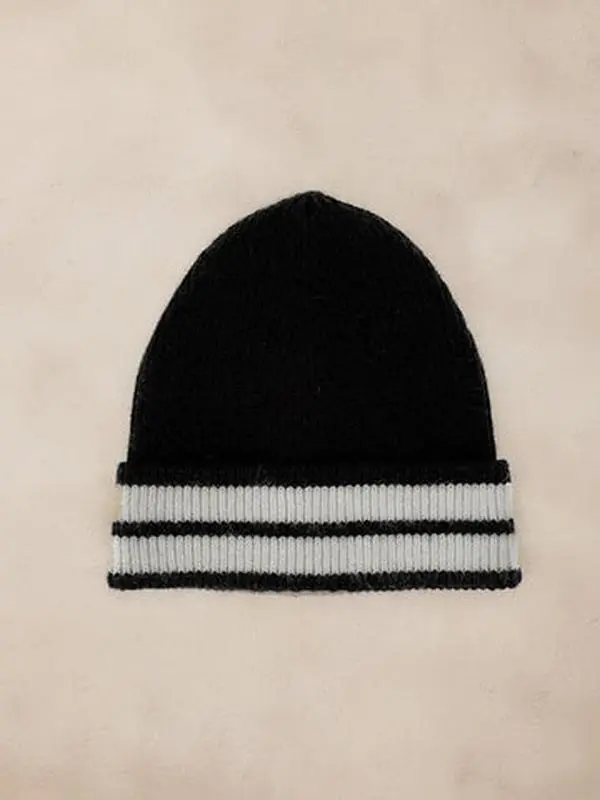COOFANDY Warm Aesthetic Striped Knit Beanie