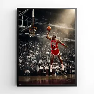 Wall Art Michael Jordan Artwork Iconic Sports Design Wall Decor