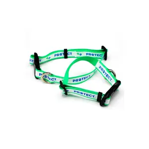 Protect Collar for Dogs and Cats - One Size Fits All, Durable Polyester Base with Satin Strip, Fits Sizes S/M and L/XL