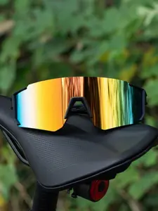 Unisex Fashion Oversized Sports Cycling Glasses, Versatile Eyewear for Daily Activities & Outdoor Use, Stylish Design for Men & Women