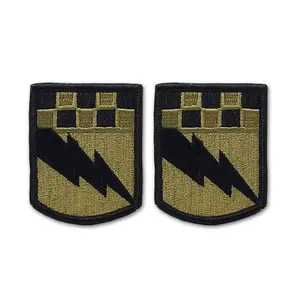 U.S. Army 525th Military Intelligence Brigade OCP Patch with Hook Fastener (pair)